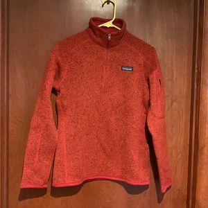 Patagonia Better Sweater Red Zip Pullover